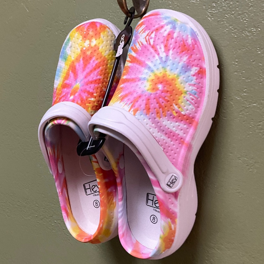 Colorful Tie-Dye Women's Mules
